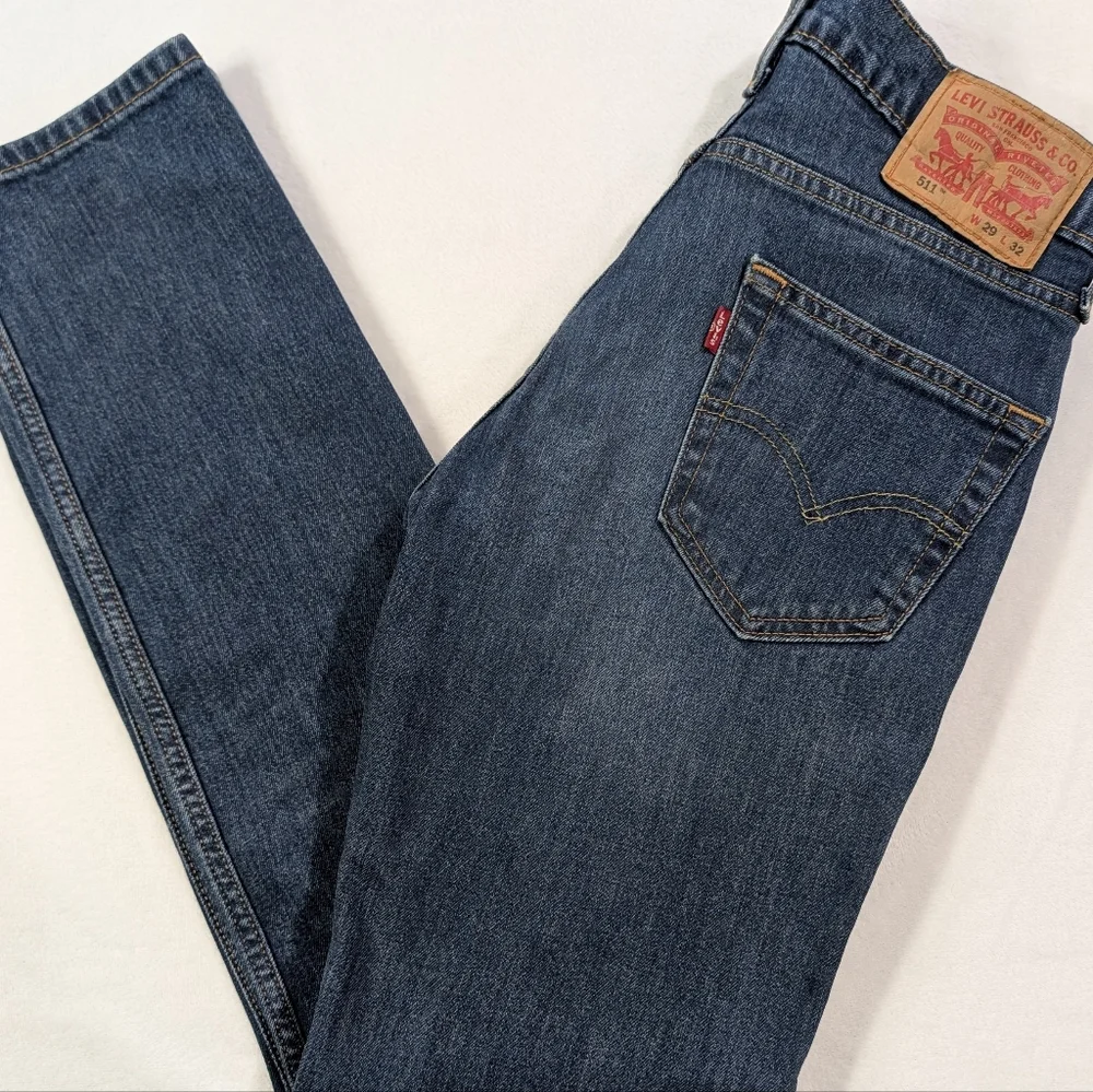 Levi's Jeans 511 Slim Straight Medium‎ Blue Wash Men's Size 29x32